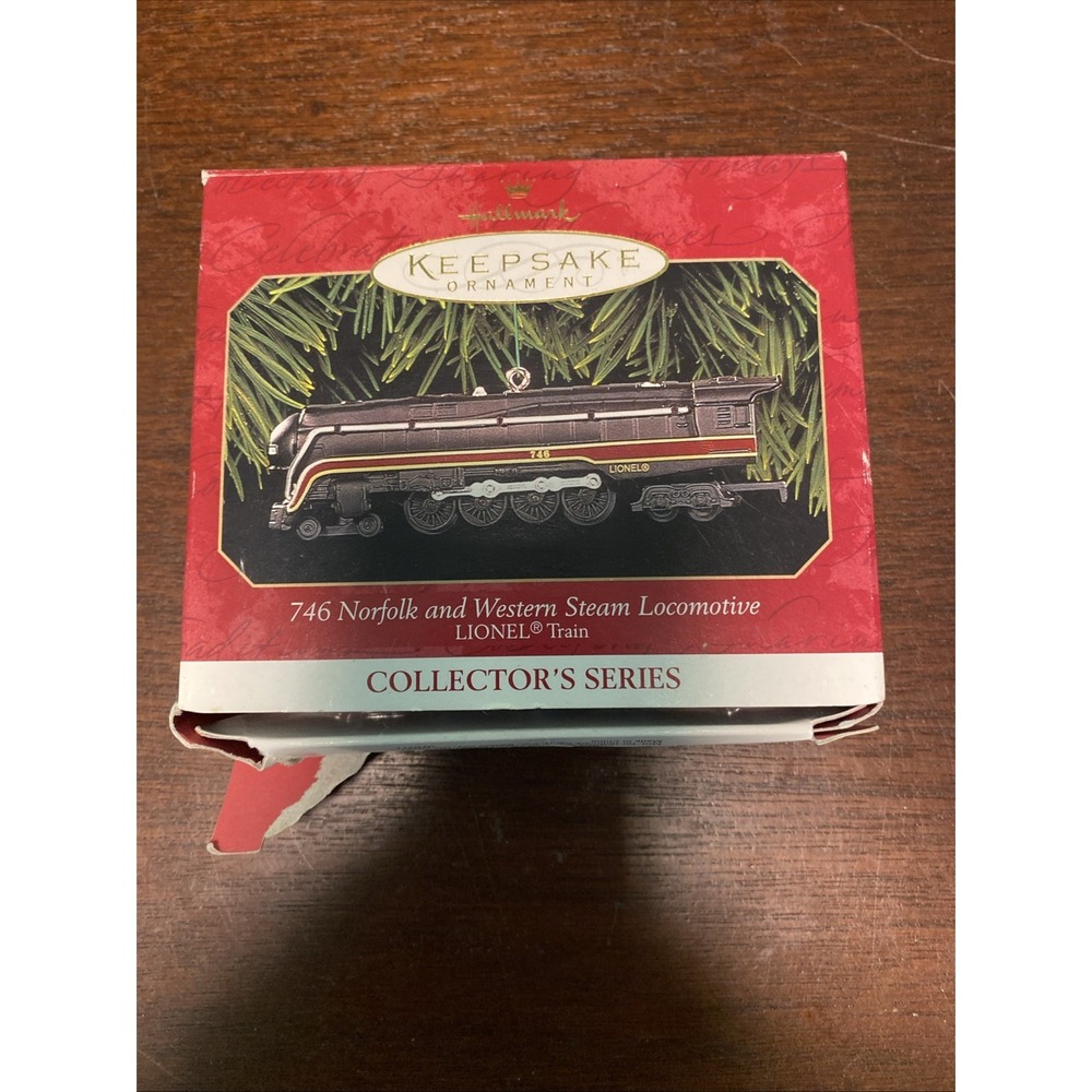 Hallmark QX6377 Ornament Lionel 746 Norfolk and Western Steam Locomotive‎ 1999
